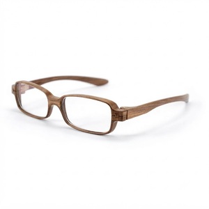 Retro Wood Eyeglasses <b>Frames</b> For Men & Women Vintage <b>Round</b> Design For All Face Shapes Custom Logo Eco-Friendly Optical Eyewear - Product Image 2
