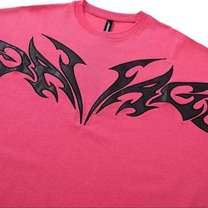 Camisetas Personalizadas de Alta Calidad para Mujer, Nuevo Diseño, Camisetas Bordadas para Mujer, Camisetas de Moda Urbana al por Mayor - Product Image 3