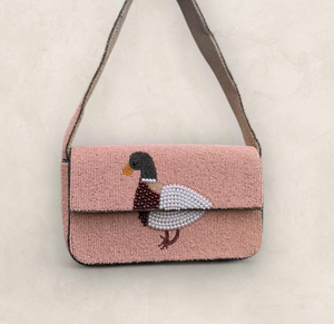 Bolso Bandolera de Mujer con Bordado Geométrico Vintage, Bolso de Mano de Tela Tejida a Mano con Correa de Cadena para Compras y Uso Diario - Product Image 5