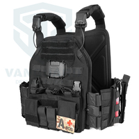 Gilet tactique personnalisé en gros avec système MOLLE, résistant à l'eau, ajustement rapide, pochette pour chargeur, pour opérations d'assaut en extérieur