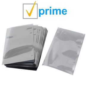 Confezione 200 schermatura statica 18X24 grigie sacchetti elettrostatici Open-Ended termosensibile in materiale trasparente custodie sacchetti per strumenti - Product Image 3