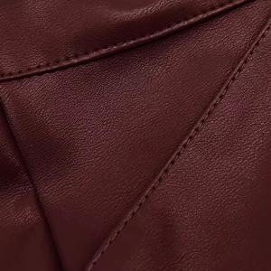 กางเกงขาสั้นหนังผู้หญิง ระบายอากาศได้ดี สีสันตามสั่ง สไตล์สตรีทแวร์ กางเกงขาสั้นหนังผู้หญิงแบบปรับแต่งได้ - Product Image 3