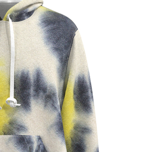 เสื้อฮู้ดผู้ชายแบบ Tie-Dye แขนยาว สวมใส่สบาย มีเชือกปรับได้ที่ฮู้ด กระเป๋าจิงโจ้ และขอบยางยืด - Product Image 2
