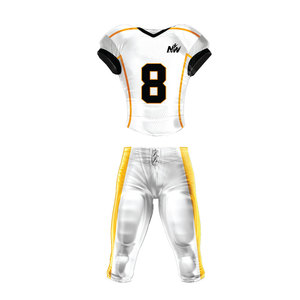 Uniforme de football américain de style moderne, matière confortable à séchage rapide, parfait pour les séances d'entraînement et les matchs compétitifs - Product Image 1
