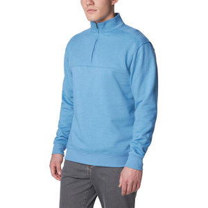 OEM Men's Premium Quarter Zip Long Sleeve Shirt | Zipper Pullover <b>Moisture</b> Wicking Quick Dry Features | Eco-Friendly Sports - Product Image 2