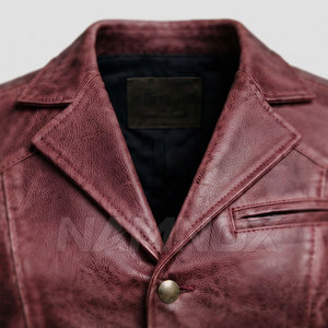 Hot Selling Apparel Clothing <b>Men</b> Fashion Leather <b>Vest</b> Outdoor Wear Low Moq Fashion Leather <b>Vest</b> - Product Image 6
