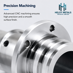 HELSY METALS H-V833 CNC et moyeu à bride usiné, tolérances strictes, résistance à la corrosion pour applications mécaniques industrielles - Product Image 2