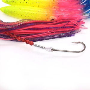 OEM Squids Sea Bird Teaser Sets, leurres <span class=keywords><strong>de</strong></span> pêche à la traîne, matériel <span class=keywords><strong>de</strong></span> pêche, pour thon et marlin, avec montage en chaîne Daisy, hameçon, jupe <span class=keywords><strong>de</strong></span> calmar et bulbe, fabrication - Product Image 3