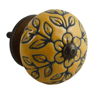 Poignée de tiroir en métal, accessoire de meuble très vendu, boutons ronds pour armoire de cuisine, décoration intérieure, bouton en céramique - Product Image 6