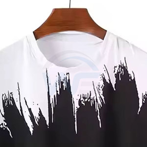 T-shirt pour homme en coton 100% à séchage rapide, tissu doux, couleur personnalisée, design tendance, prix de gros, utilisation en extérieur - Product Image 5
