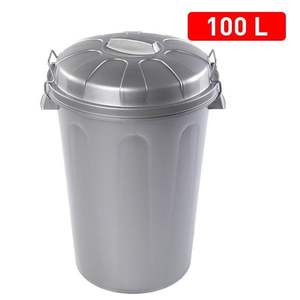 Cubo de Basura Gris de 100L - Product Image 3