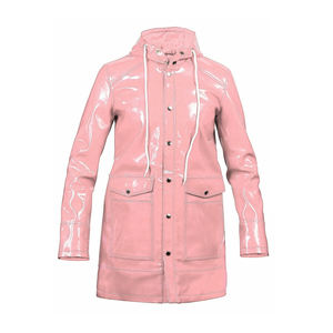 Impermeable Unisex de PVC Resistente, Transpirable y de Secado Rápido, Largo Regular, con Logotipo Frontal Personalizable, Estilo Urbano - Product Image 2