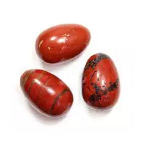 Yoni Egg Red Jasper Piedra natural Estilo Feng Shui Crystal Jade Egg Semi Precious Energy Protection Vaginal Ejercicio Mayorista - Product Image 2