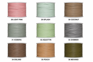 Cordon en cuir véritable YS INTERNATIONAL YS-294 de 2,5 mm pour la fabrication de bijoux, bracelets, colliers, artisanat DIY, échantillon en rouleau - Product Image 6