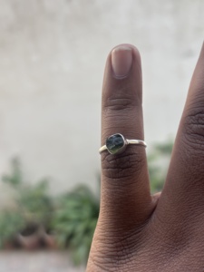 Raw <b>Moldavite</b> Gemstone Engagement Anniversary Wedding <b>Ring</b> 925 Sterling Silver Wholesale Fine Jewelry Handmade <b>Rings</b> - Product Image 4