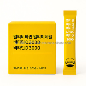 Bebida en polvo de bienestar diario con refuerzo inmunológico de vitamina C y soporte óseo de vitamina D Corea OEM - Product Image 1