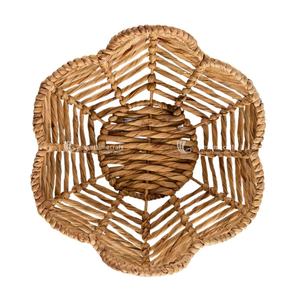 Cesta de almacenamiento en forma de flor hecha de ratán decoración del hogar Vietnam al por mayor - Product Image 3