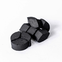 Briquettes de charbon de coco pour chicha, fabriquées à la machine, à faible teneur en soufre (0,06%), longue durée, 6,95 calories, fabriquées au Vietnam, neuves
