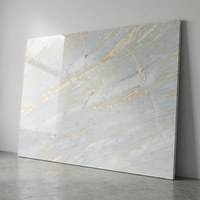 Dalle de marbre naturel bleu platine moderne, provenant de notre propre mine, polie, écologique, imperméable, résistante à l'usure, garantie 5 ans, pour hôtels et intérieurs.