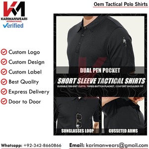 เสื้อโปโลแทคติคอลพรีเมียม ทนทาน ระบายอากาศได้ดี เหมาะสำหรับงานอุตสาหกรรม รับผลิตแบรนด์ส่วนตัว โรงงานส่งออกสำหรับผู้ค้าปลีก - Product Image 2