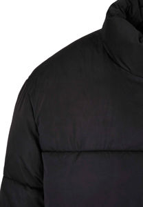New Eco-Friendly Quick Dry Hooded Windproof Water-Proof Winter <b>Warm</b> Padded Polyester Cotton Quilted Puffer <b>Jacket</b> Solid <b>Men's</b> - Product Image 2