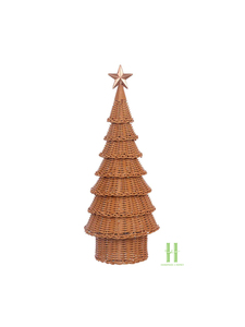 2026 Luxury Handmade Eco-Friendly Rattan Tree Stand <b>Tabletop</b> Decoration for Holiday Parties and Gifts Living Room Decoration - Product Image 3