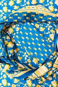 Ensemble Salwar Kameez en coton imprimé à la main, matière non cousue avec dupatta en mulmul, style confortable pour l'été, ensemble en coton - Product Image 3