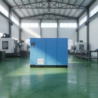 Kompresor Udara Sekrup 2 Tahap SE90H-2S-8 Stasioner VFD VSD 90kw dengan Motor AC 415V, Pompa, Mesin, Layar Tampilan Elektrik 6090BTV