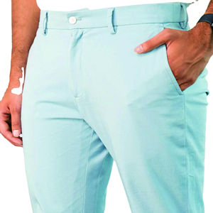 Pantalones Chino de Nueva Llegada, Color Azul Claro, Corte Slim Recto para Hombre, Logotipo Personalizado, Casuales, Lisos, OEM, con Bolsillos, Transpirables - Product Image 5