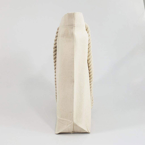 Bolsa de compras más vendida hecha en Pakistán, bolsa ecológica de alta calidad, venta al por mayor de bolsas de lona personalizadas para mujer. - Product Image 2