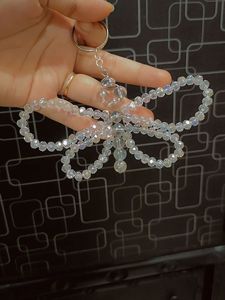 พวงกุญแจปักลูกปัดตกแต่งสวยงามพร้อมงานศิลปะดอกไม้ทำมือสำหรับผู้หญิงและเด็กผู้หญิง - Product Image 5