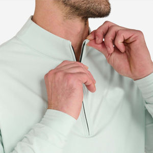 Sudadera con media cremallera para hombre, ropa de invierno, diseños de logotipo personalizados, fabricante mayorista de ropa, top con forro polar personalizable - Product Image 3