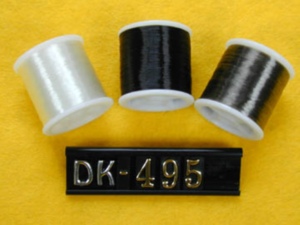 Rollo de Hilo de Nailon Blanco y Negro de Alta Calidad DK-495 |   Cordón Cilíndrico de 200 Yardas para Hacer Pulseras, Accesorios de Joyería, Empaquetado en Bolsa - Product Image 3