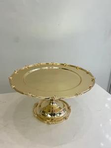 Support à gâteau rond en acier inoxydable fait main avec bord festonné, compatible congélateur, plus de 20 pièces - Product Image 2