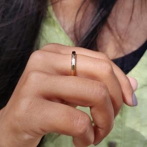 Solid Gold <b>Plain</b> Popular Comfort Fit Wedding Band Crafted Simply For Women 10K 14K 18K 22K Gold Options - Product Image 6