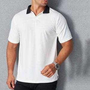 Camiseta Polo de Verano para Hombre, Transpirable, 100% Algodón, Color Verde, Manga Corta, Estilo Casual, Cuello Alto - Product Image 5