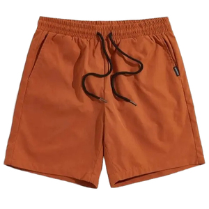 2026 Summer Collection Casual Sports Solid Mid Waist Drawstring Waffle Knitted Breathable Loose Drawstring Sweatpants <b>Shorts</b> - Product Image 5