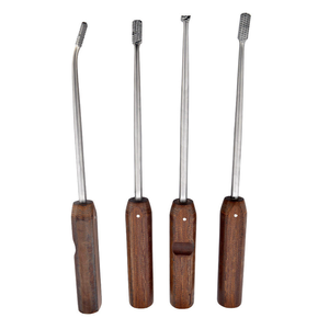 Pinza para injerto óseo de cuenca tibial Bone Hammer, 26 cm, multidiámetro, recta y curva, instrumento quirúrgico ortopédico - Product Image 4