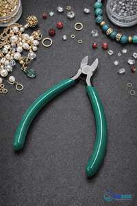 Alicates de Corte Diagonal, Cortadores de Alambre, Herramienta de Reparación, Acero Inoxidable Verde para Joyería - Product Image 4