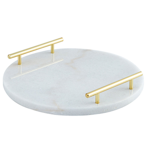 Bandeja Redonda de Lujo para Servir, Bandeja Decorativa Navideña para Café y Aperitivos, Utensilios de Cocina Hechos a Mano para el Hogar a Precios Razonables - Product Image 2