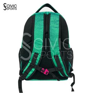 Sacs de sport pour pom-pom girls, prix d'usine en gros, dernier design, personnalisez votre propre sac à dos décontracté sublimé avec paillettes - Product Image 3