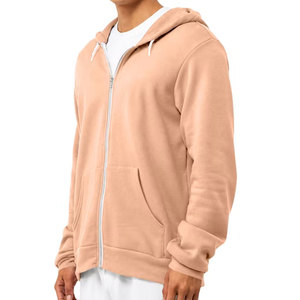 Sudadera con Capucha Bella Canvas 3739 Unisex de Algodón y Felpa, con Cierre Completo, para Invierno, Premium, Ultra Suave, Lisa, para Uso Diario Informal - Product Image 3