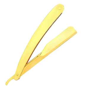 Maquinilla de Afeitar Desechable Profesional para Hombre, Color Dorado, Completamente de Acero, con Logotipo Personalizado, Maquinilla de Afeitar para Barbería - Product Image 2