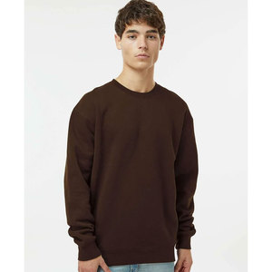 Sweat-shirt d'hiver surdimensionné pour homme, col rond, en coton épais, à épaules tombantes, chaud et confortable - Product Image 4