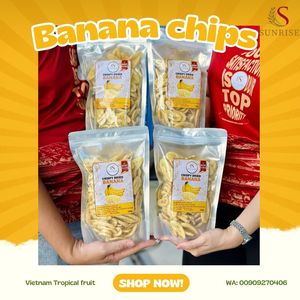กล้วยฉาบเวียดนามคุณภาพสูง กรอบ หวาน ไม่ใส่สาร GMO บรรจุภัณฑ์สุญญากาศแบบขายส่ง 100% ผลิตจากกล้วยแท้ 84 909 270 406 - Product Image 3