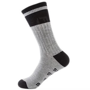 Chaussettes d'été respirantes pour hommes, en Spandex/Fibre de Bambou, avec logo personnalisé et rayures spéciales sur le dessous, de haute qualité, pour affaires et mode, vente en gros - Product Image 3