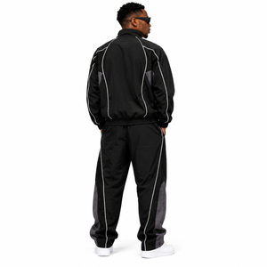 Chaquetas y Pantalones Deportivos de Nailon Personalizados, Pantalones Joggers, Chaqueta Cortavientos Reflectante, Traje Deportivo para Hombre, Tallas de EE. UU. - Product Image 4