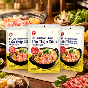 Base de soupe mixte pour fondue chinoise O'Food en gros 180g |   Assaisonnement pour hotpot à la coréenne |   Sauce à soupe prête à l'emploi |   Approvisionnement en gros - Product Image 1