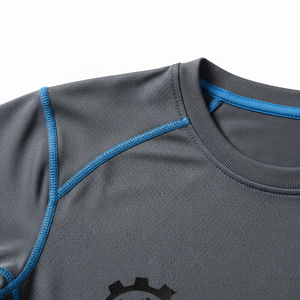 T-shirt de compression pour homme le plus vendu, séchage rapide, sous-vêtement de sport, vêtements de sport personnalisés en gros, haut d'exercice imprimé - Product Image 6