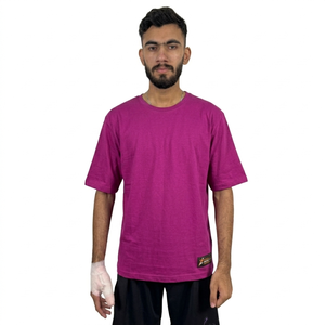 เสื้อยืดผู้ชายคุณภาพสูง ผ้าฝ้าย 100% สำหรับฤดูร้อน ทรงทันสมัย สีพื้น ทรงปกติ แขนสั้น สวมใส่สบาย ระบายอากาศได้ดี - Product Image 4